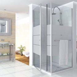 Mamparas rebatibles para baños en cristal templado – Linea Classic- Shawer